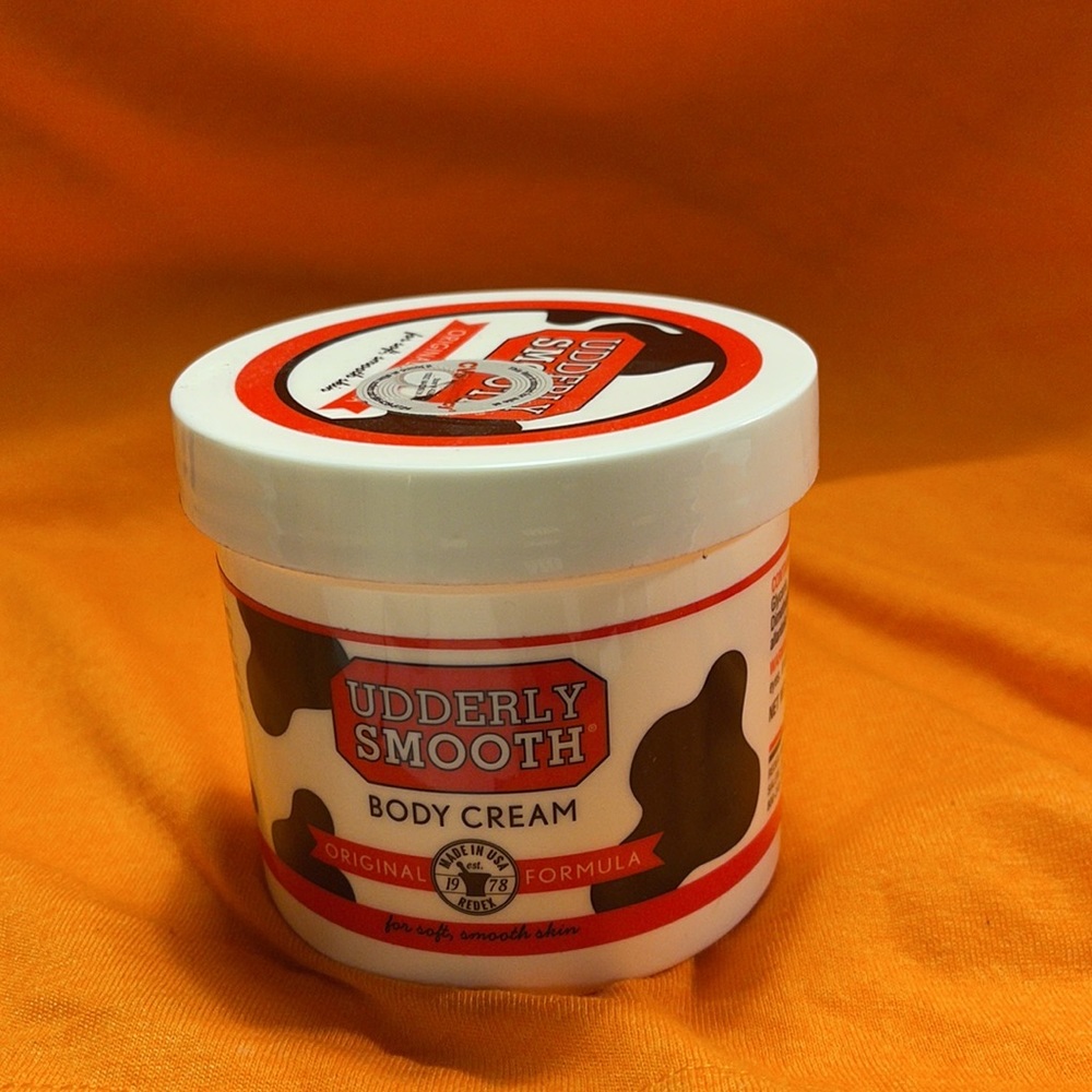 Udderly smooth body cream